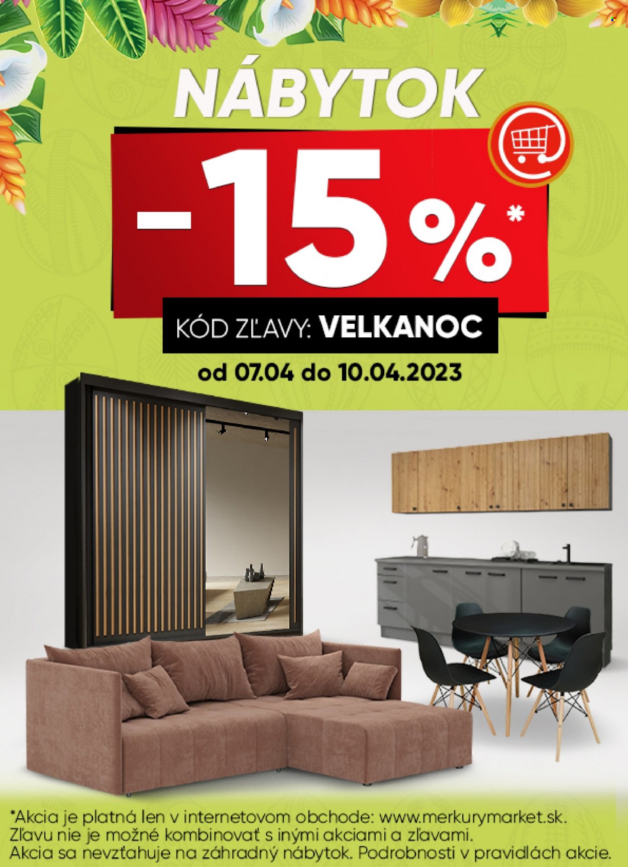 Leták Merkury Market - 7.4.2023 - 10.4.2023. Strana 1