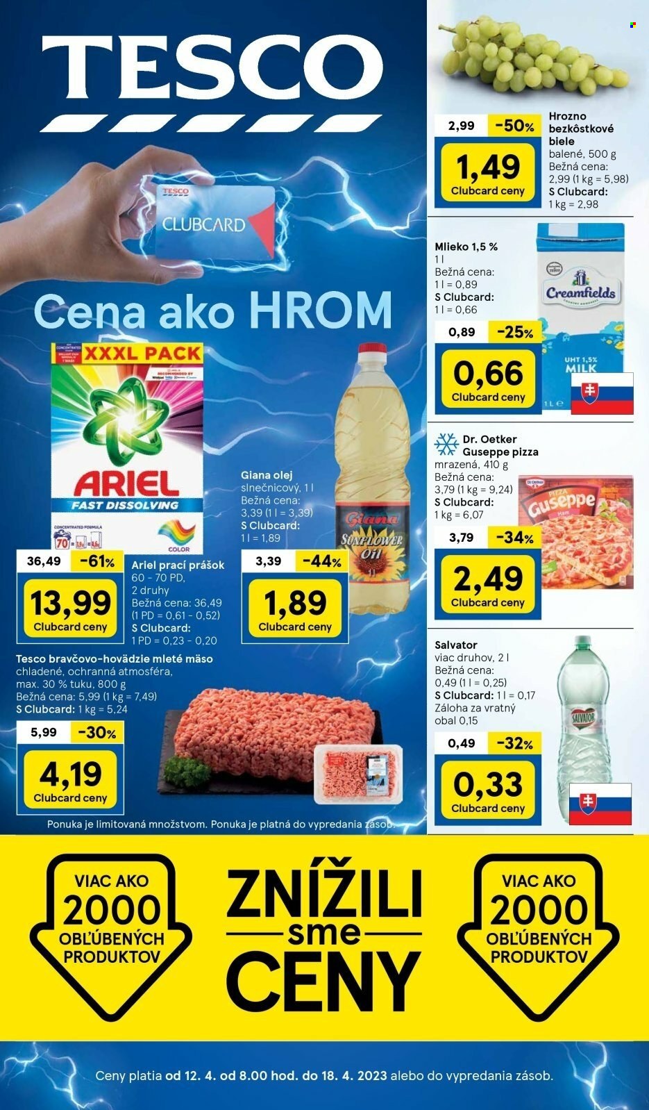 Leták TESCO - 12.4.2023 - 18.4.2023. Strana 1