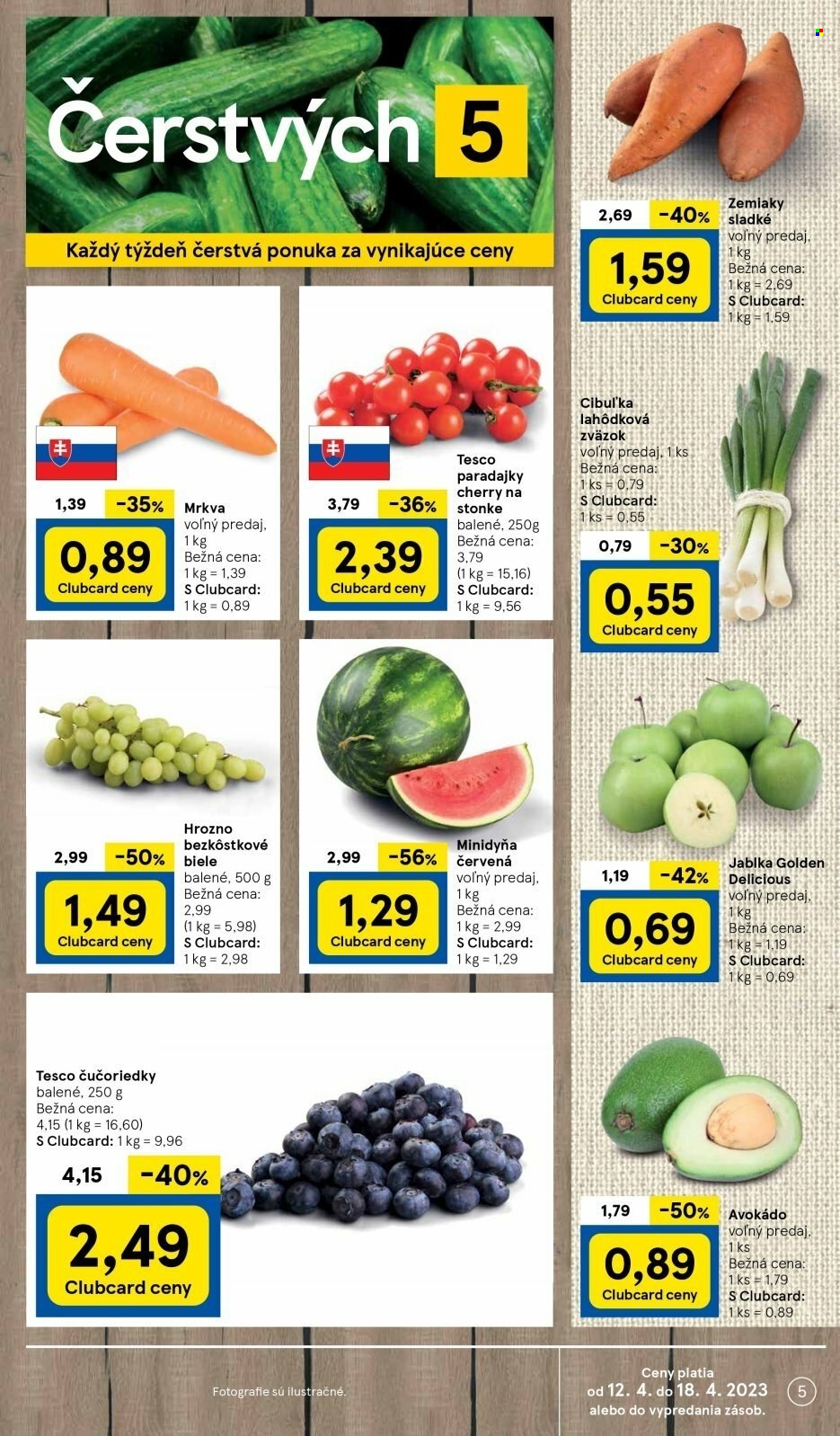 Leták TESCO - 12.4.2023 - 18.4.2023. Strana 5
