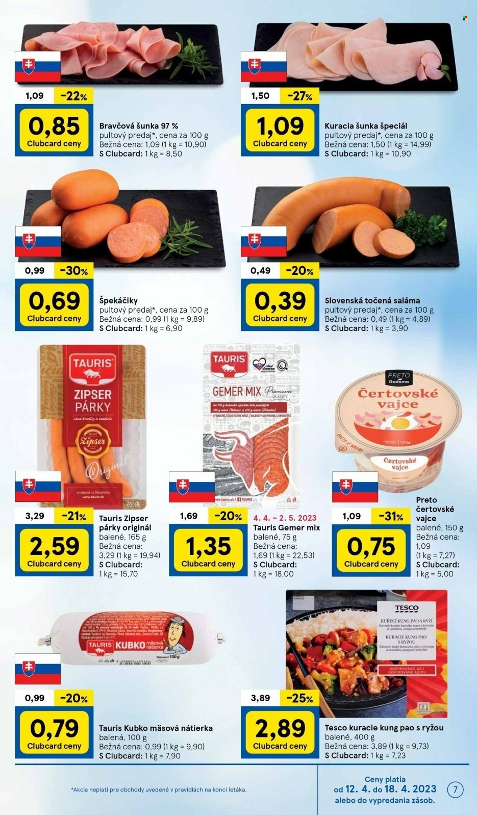Leták TESCO - 12.4.2023 - 18.4.2023. Strana 7
