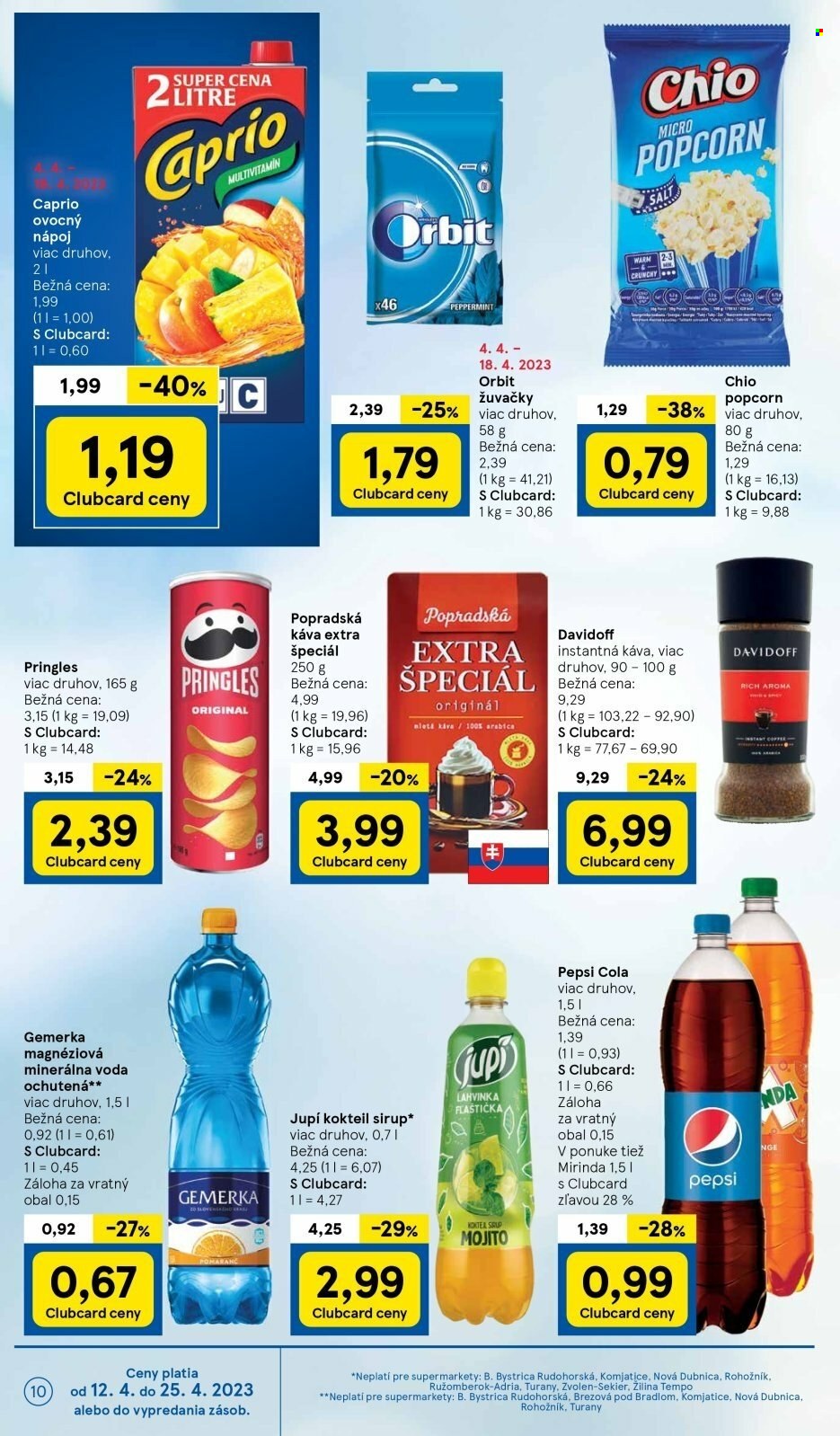 Leták TESCO supermarket - 12.4.2023 - 18.4.2023. Strana 10