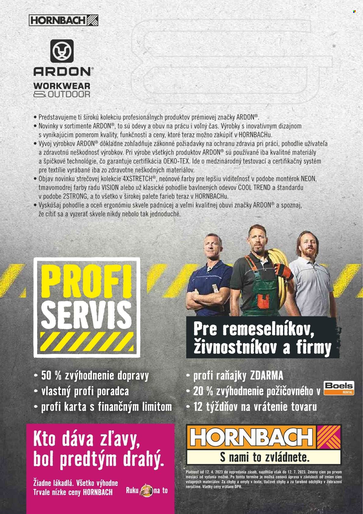 Leták Hornbach. Strana 20