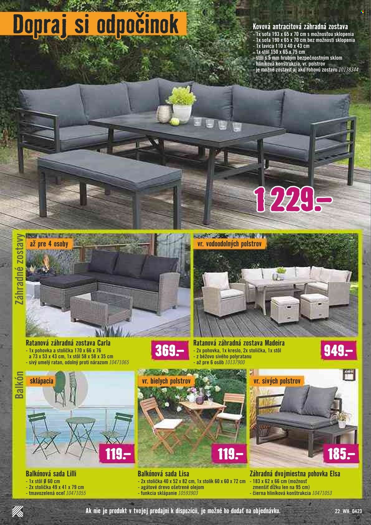 Leták Hornbach - 1.4.2023 - 30.4.2023. Strana 22