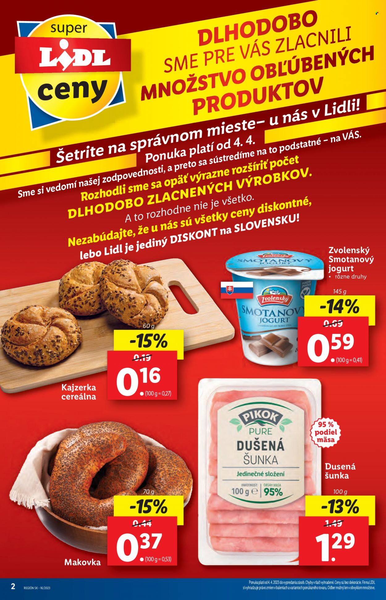 Leták Lidl - 17.4.2023 - 23.4.2023. Strana 2