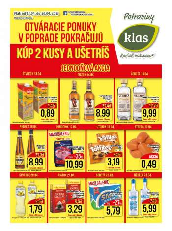 Leták Klas - 13.4.2023 - 26.4.2023.