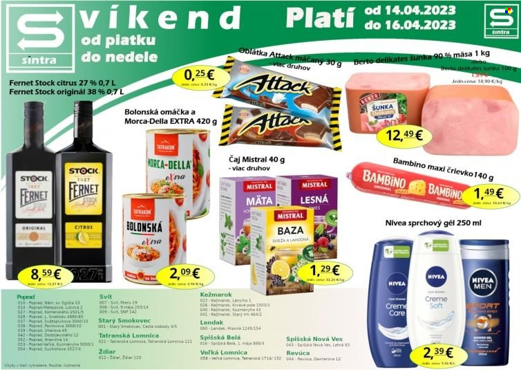 Leták Sintra - 14.4.2023 - 16.4.2023. Strana 1