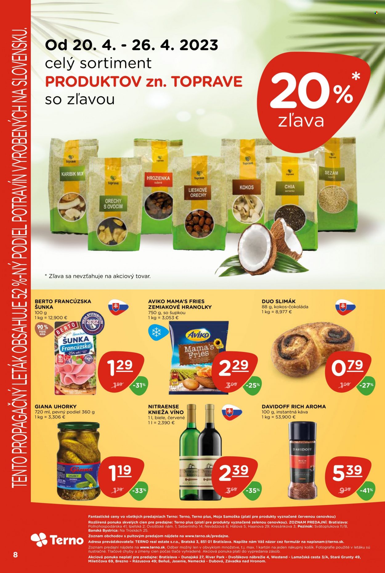 Leták Terno - 20.4.2023 - 26.4.2023. Strana 8