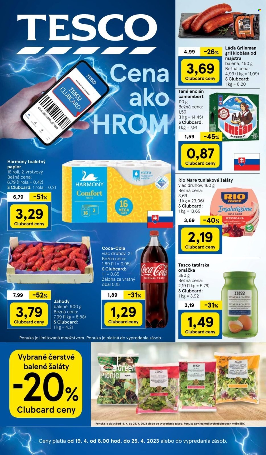 Leták TESCO - 19.4.2023 - 25.4.2023. Strana 1