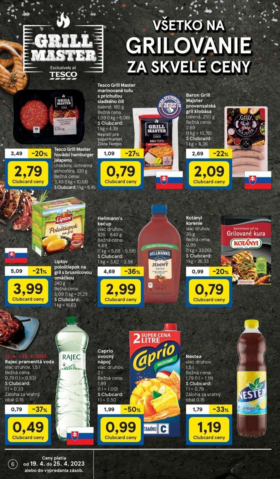 Leták TESCO supermarket - 19.4.2023 - 25.4.2023. Strana 6