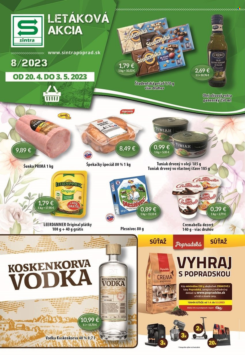 Leták Sintra - 20.4.2023 - 3.5.2023. Strana 1