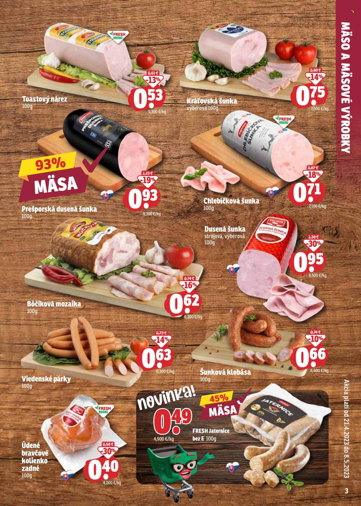 Leták FRESH - 21.4.2023 - 8.5.2023. Strana 3