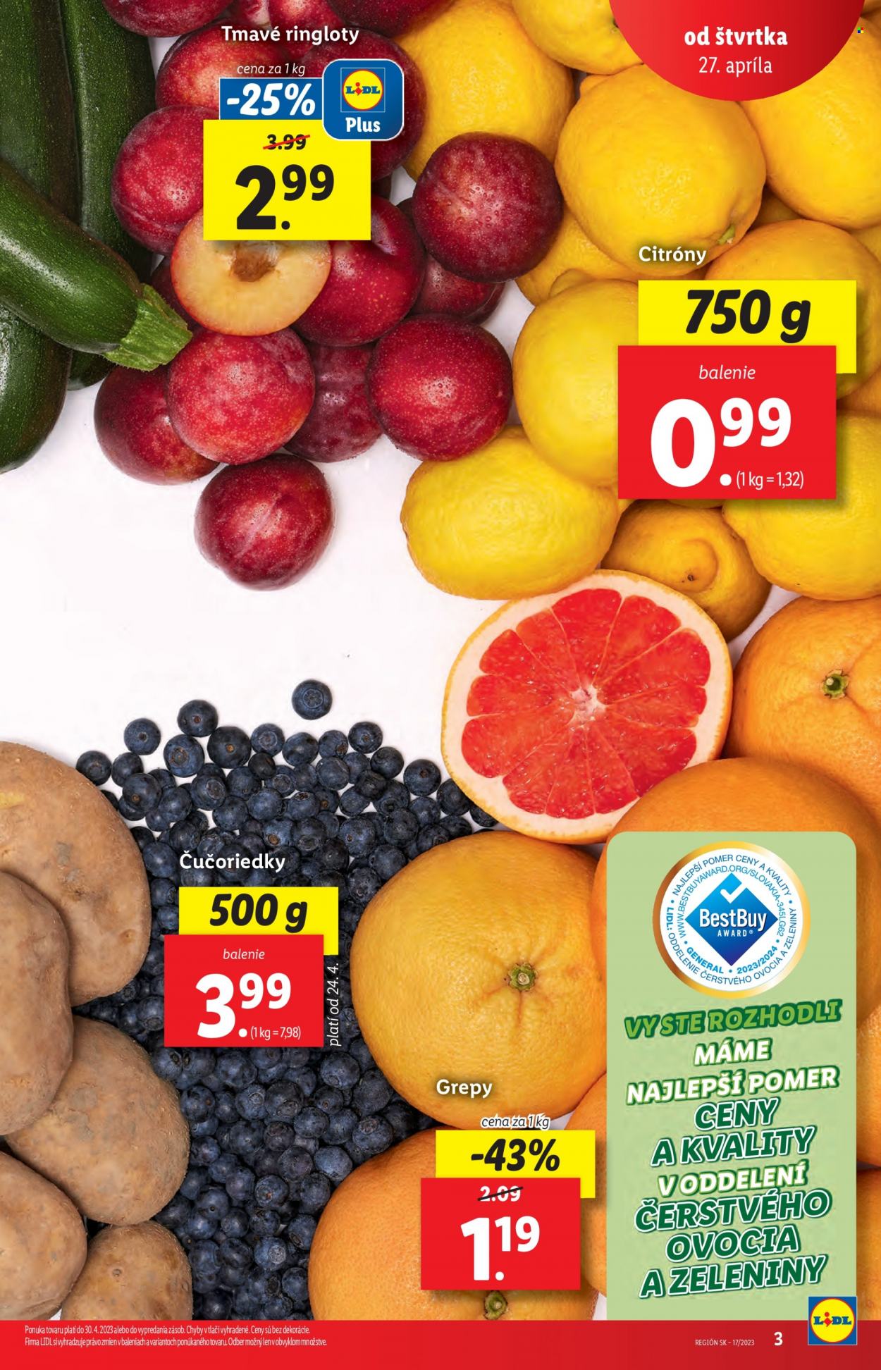 Leták Lidl - 27.4.2023 - 30.4.2023. Strana 3