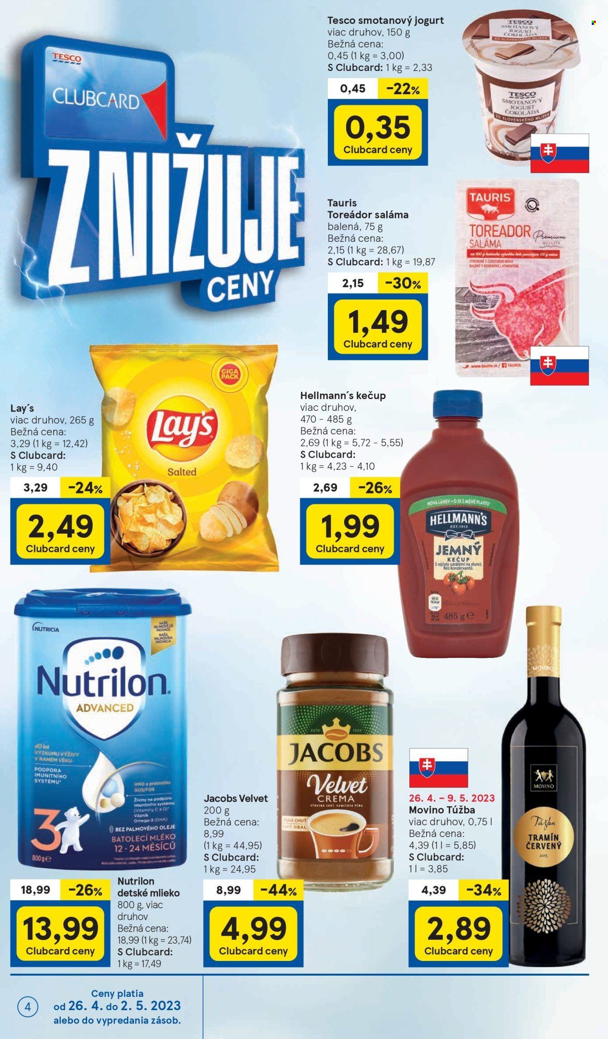 Leták TESCO supermarket - 26.4.2023 - 2.5.2023. Strana 4
