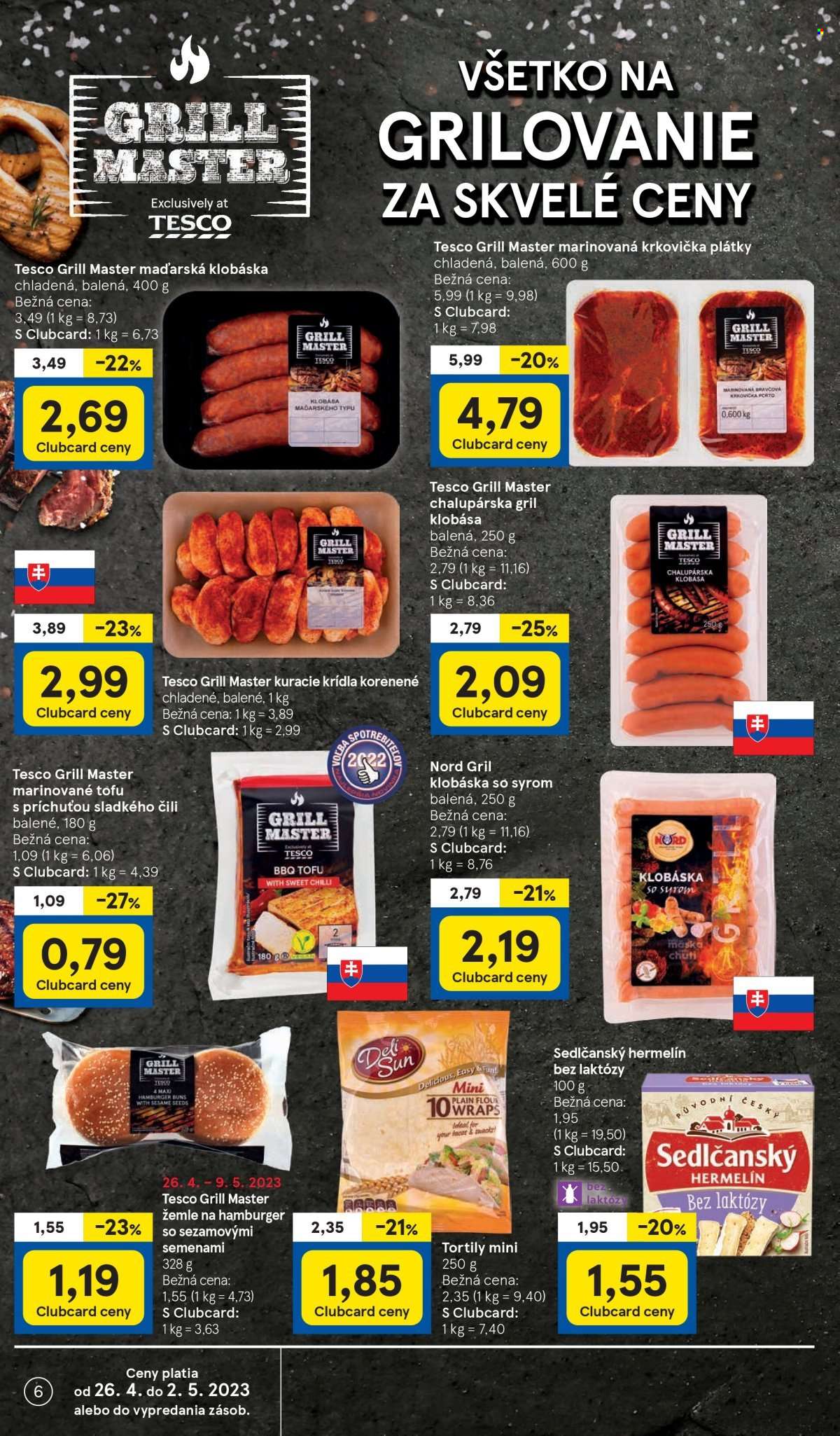 Leták TESCO supermarket - 26.4.2023 - 2.5.2023. Strana 6