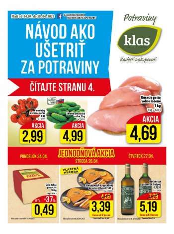 Leták Klas - 24.4.2023 - 30.4.2023.
