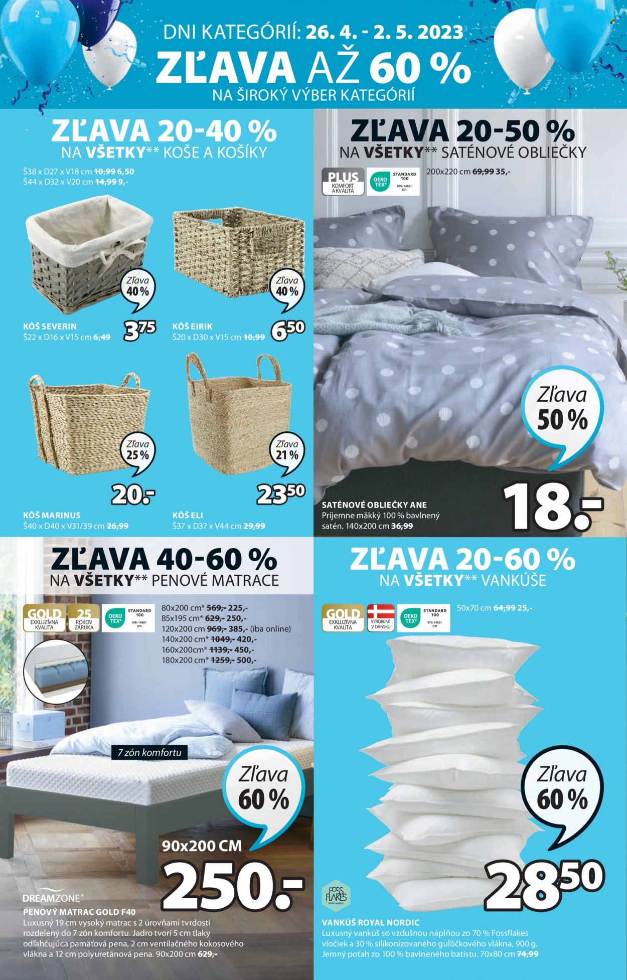 Leták JYSK - 26.4.2023 - 16.5.2023. Strana 2