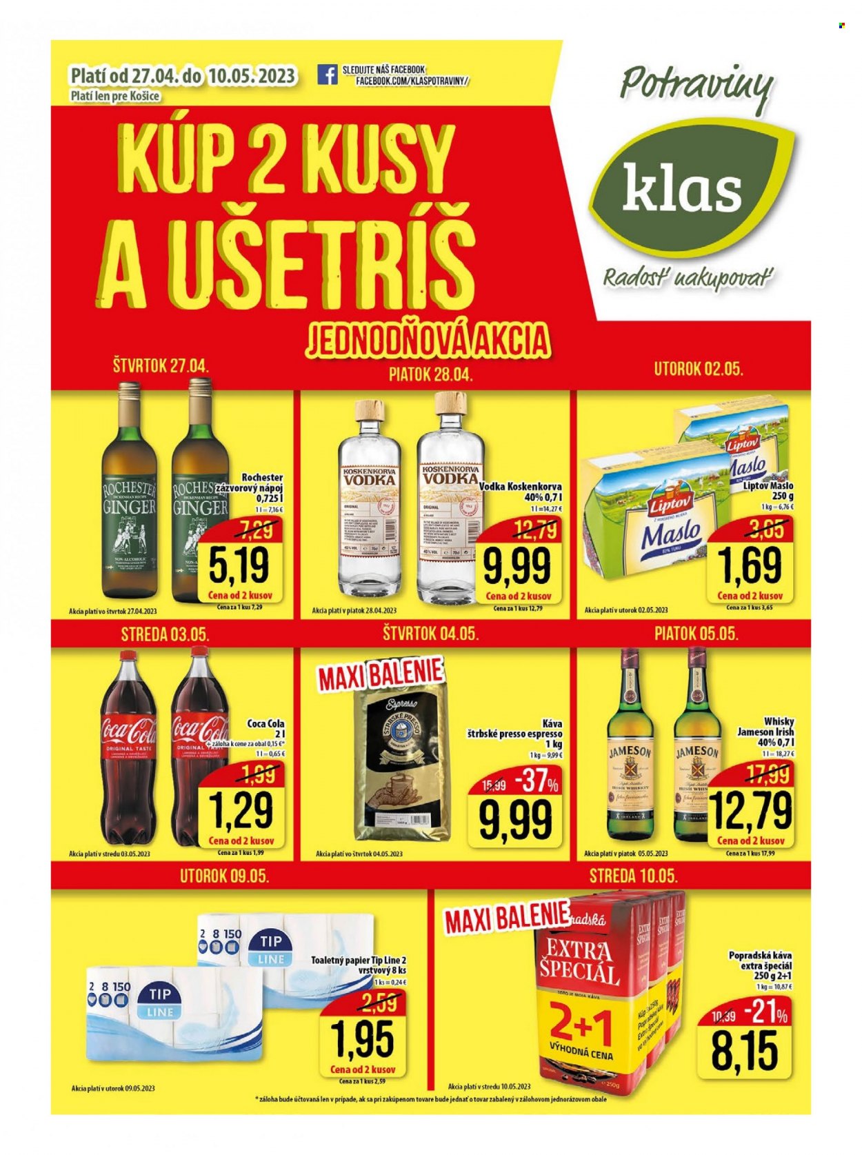 Leták Klas - 27.4.2023 - 10.5.2023. Strana 1