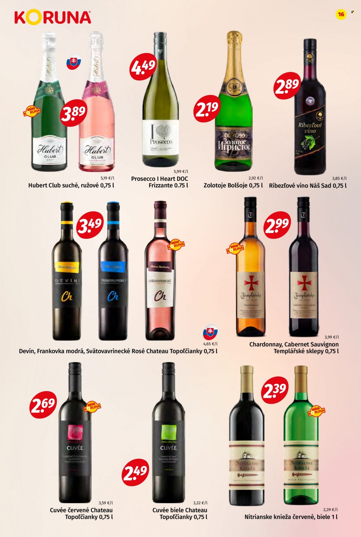 Leták Potraviny KORUNA - 28.4.2023 - 10.5.2023. Strana 16