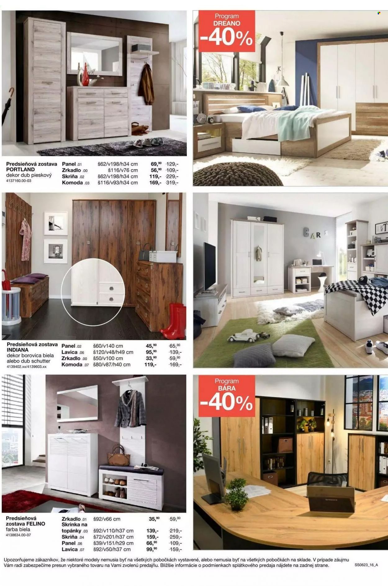 Leták Sconto nábytok. Strana 16