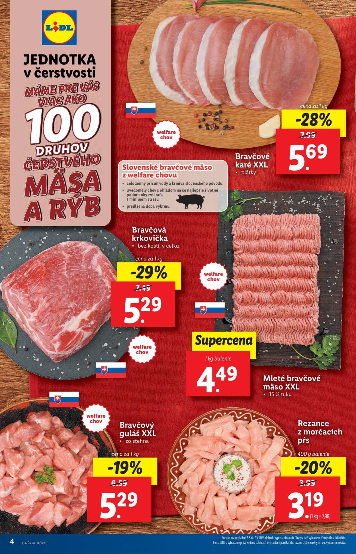 Leták Lidl - 2.5.2023 - 7.5.2023. Strana 4