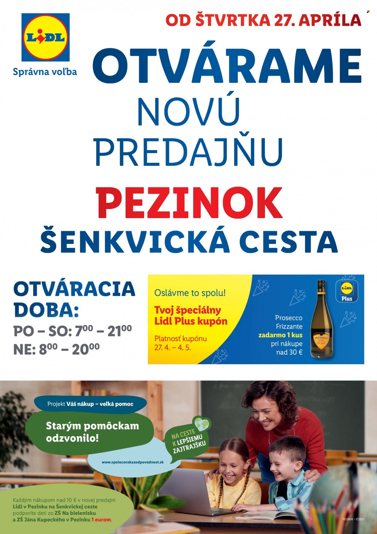 Leták Lidl - 27.4.2023 - 30.4.2023. Strana 1