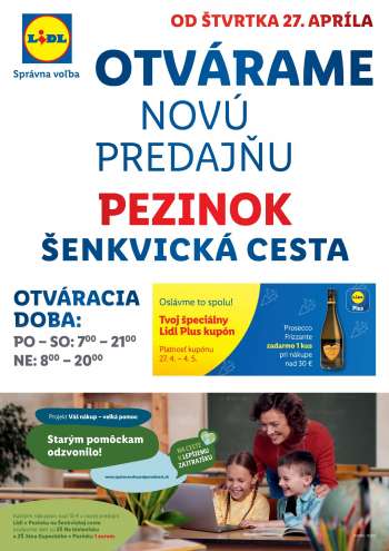 Leták Lidl - 27.4.2023 - 30.4.2023.