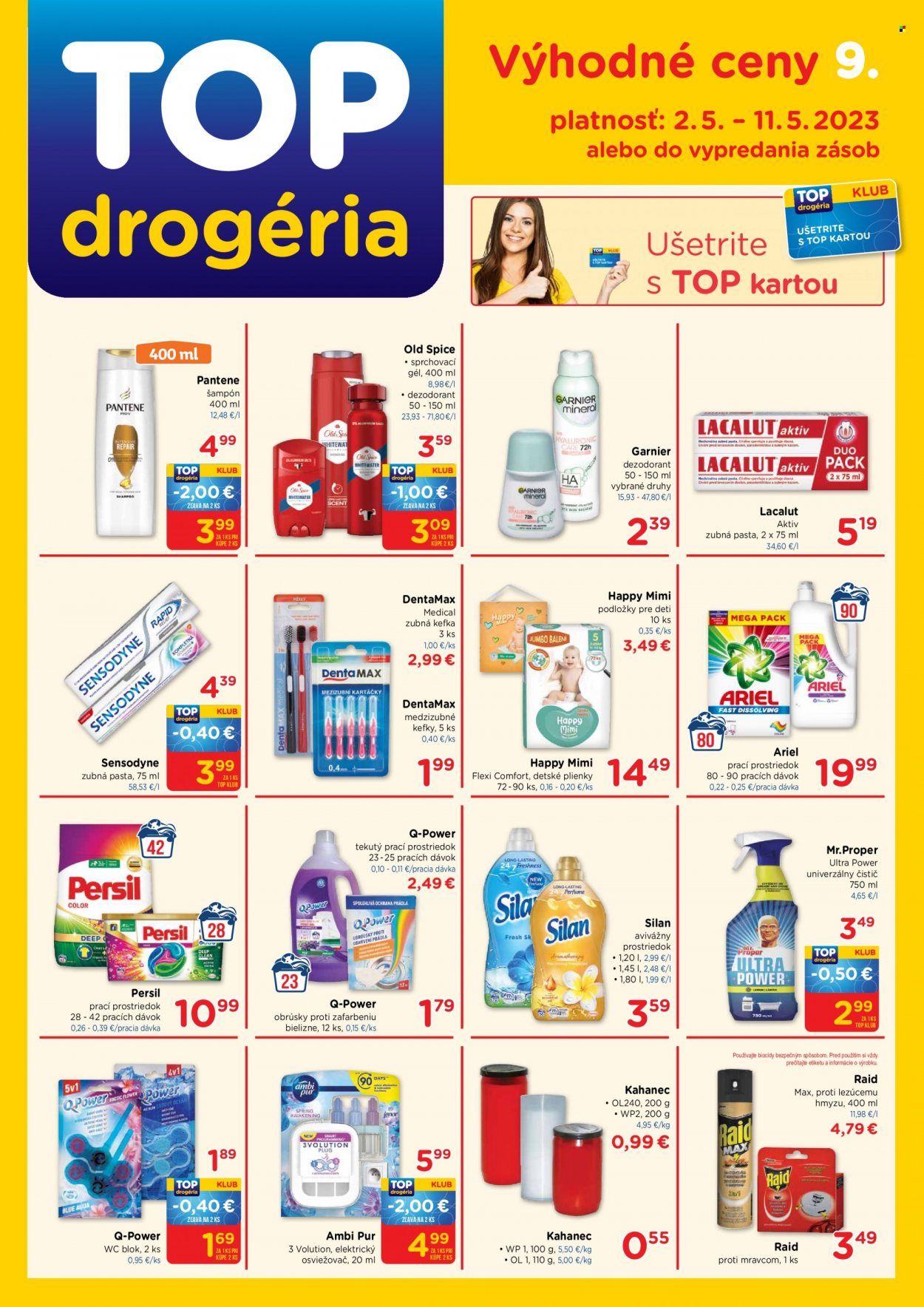 Leták TOP drogéria - 2.5.2023 - 11.5.2023. Strana 1