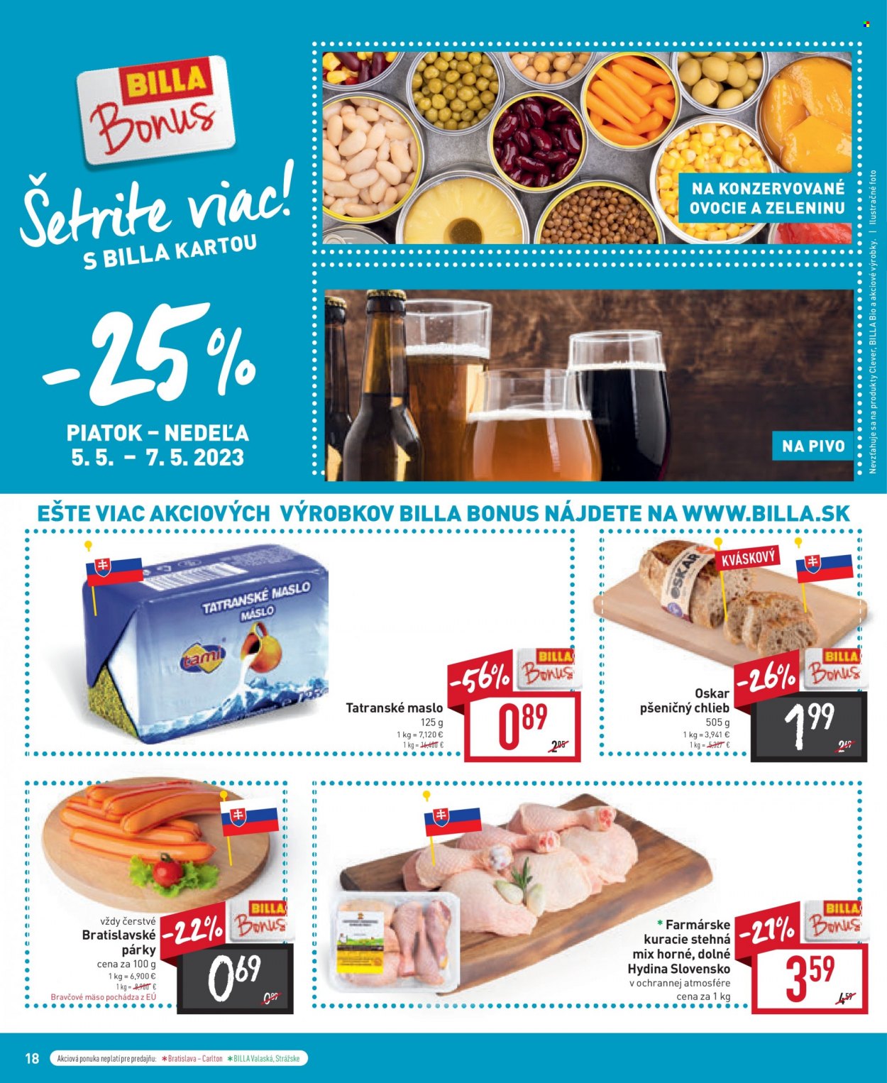 Leták Billa - 3.5.2023 - 9.5.2023. Strana 18