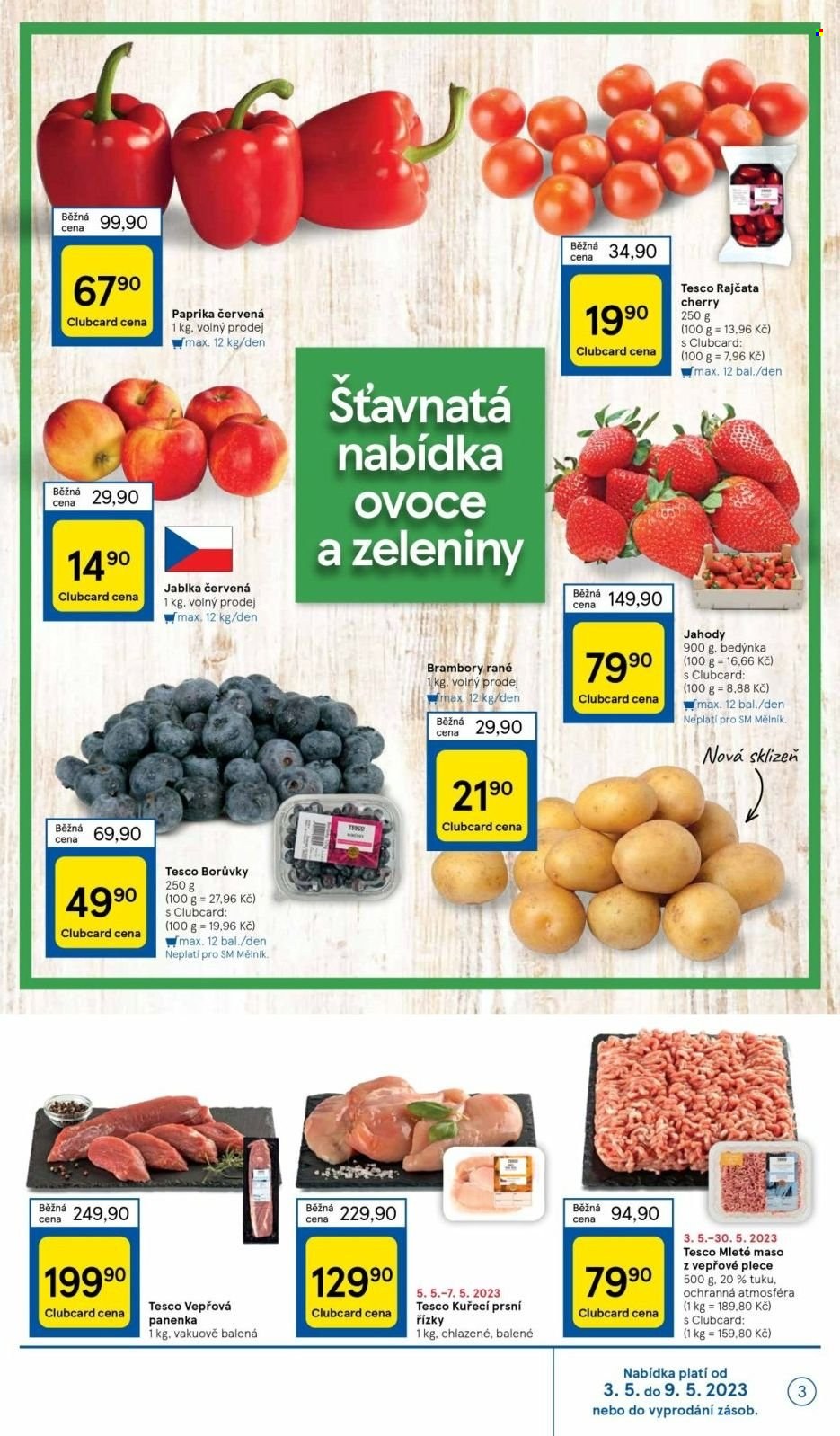 Leták TESCO supermarket - 3.5.2023 - 9.5.2023. Strana 3