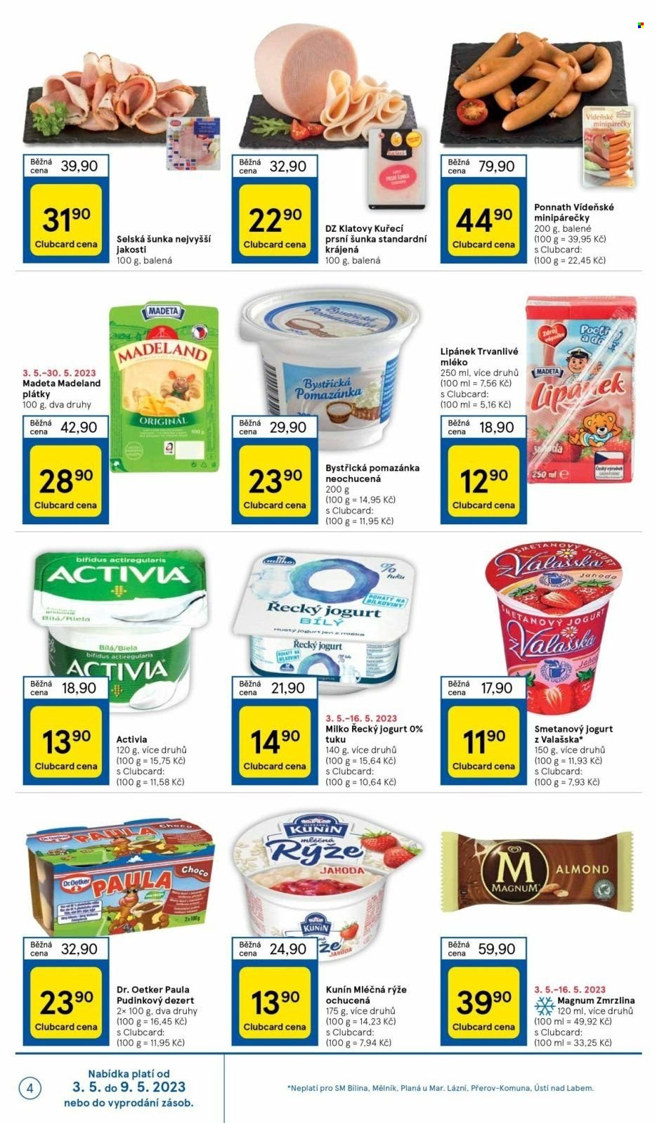 Leták TESCO supermarket - 3.5.2023 - 9.5.2023. Strana 4