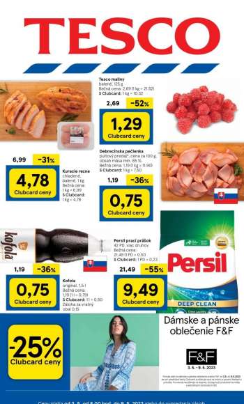 Leták TESCO - 3.5.2023 - 9.5.2023.