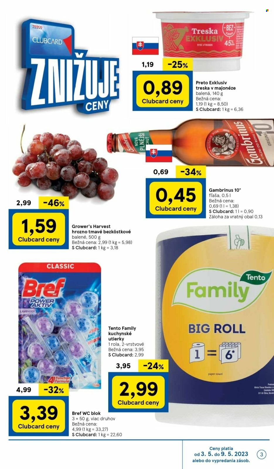 Leták TESCO - 3.5.2023 - 9.5.2023. Strana 3