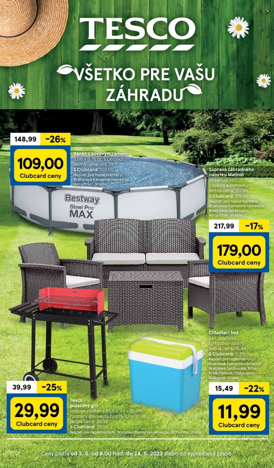 Leták TESCO - 3.5.2023 - 24.5.2023. Strana 1