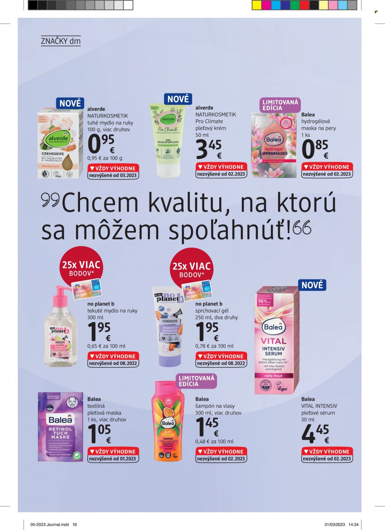 Leták dm drogerie - 1.5.2023 - 31.5.2023. Strana 16