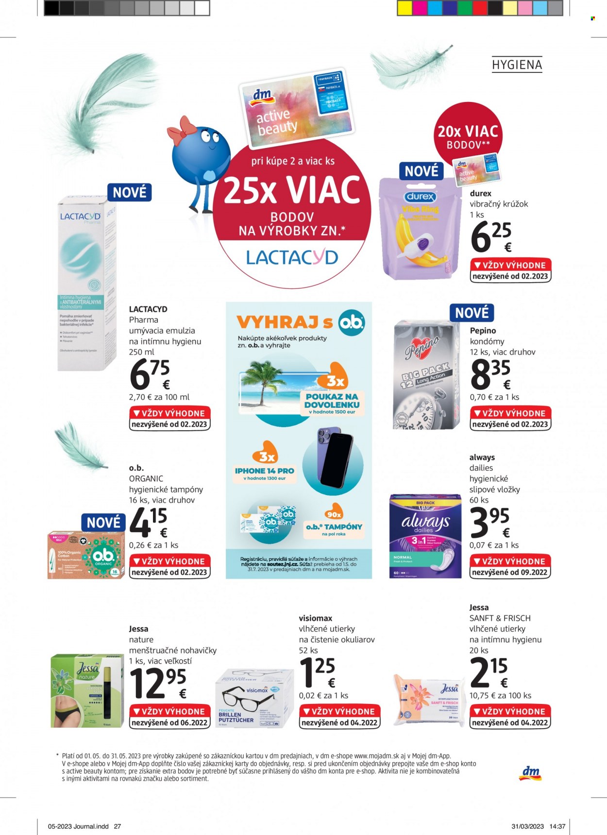 Leták dm drogerie - 1.5.2023 - 31.5.2023. Strana 27
