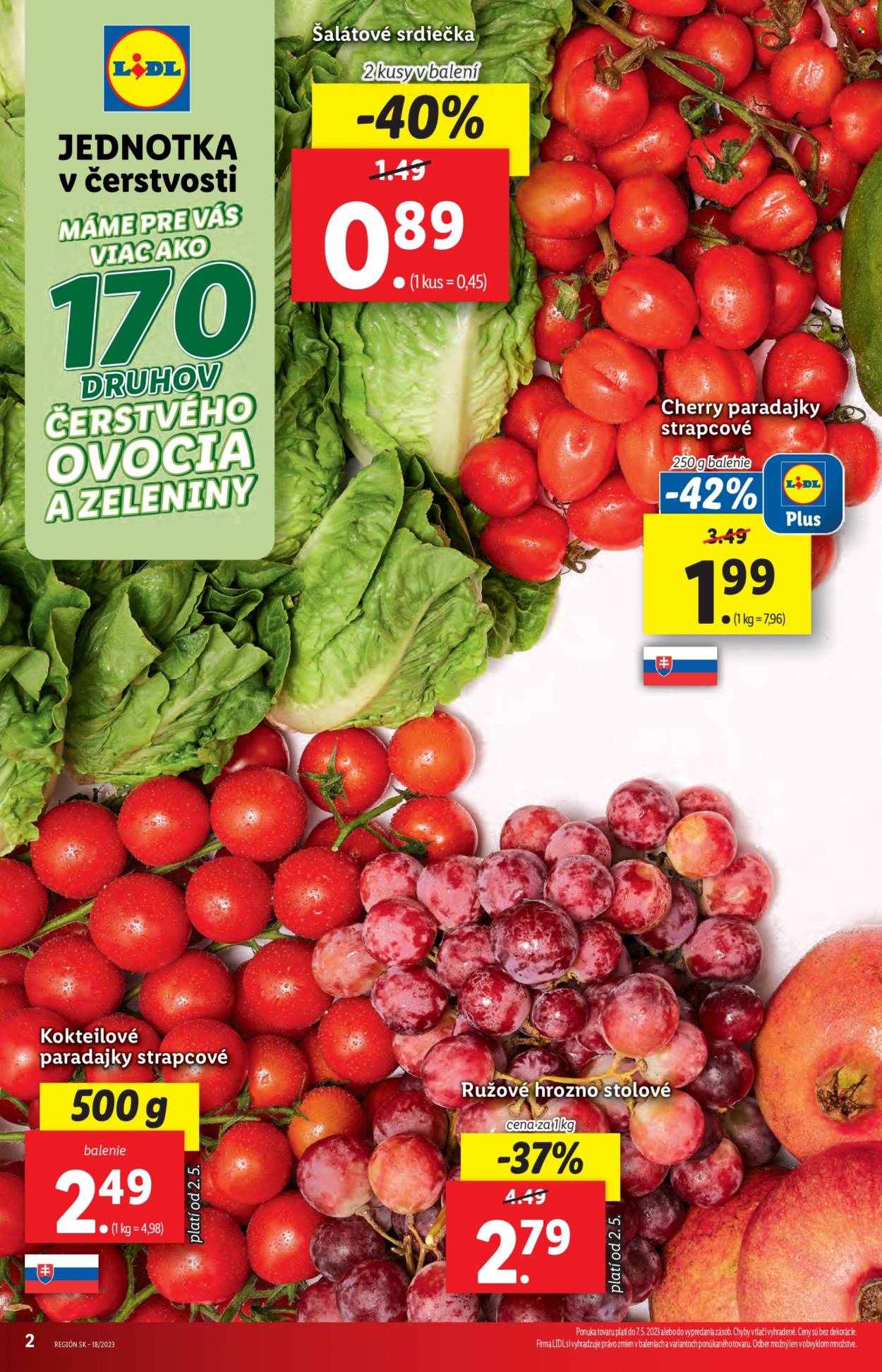 Leták Lidl - 4.5.2023 - 7.5.2023. Strana 2