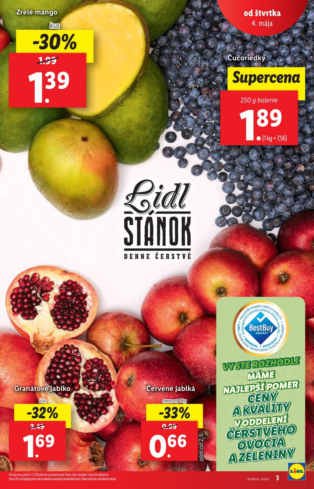 Leták Lidl - 4.5.2023 - 7.5.2023. Strana 3