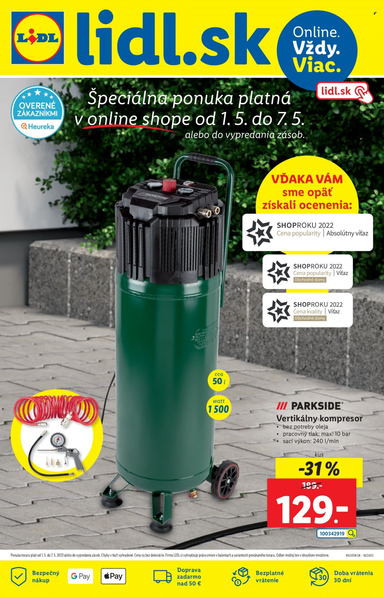 Leták Lidl - 4.5.2023 - 7.5.2023. Strana 43