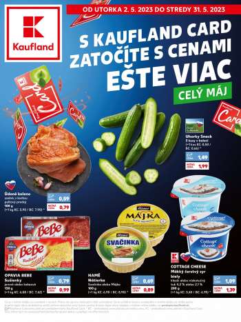 Leták Kaufland - 4.5.2023 - 10.5.2023.