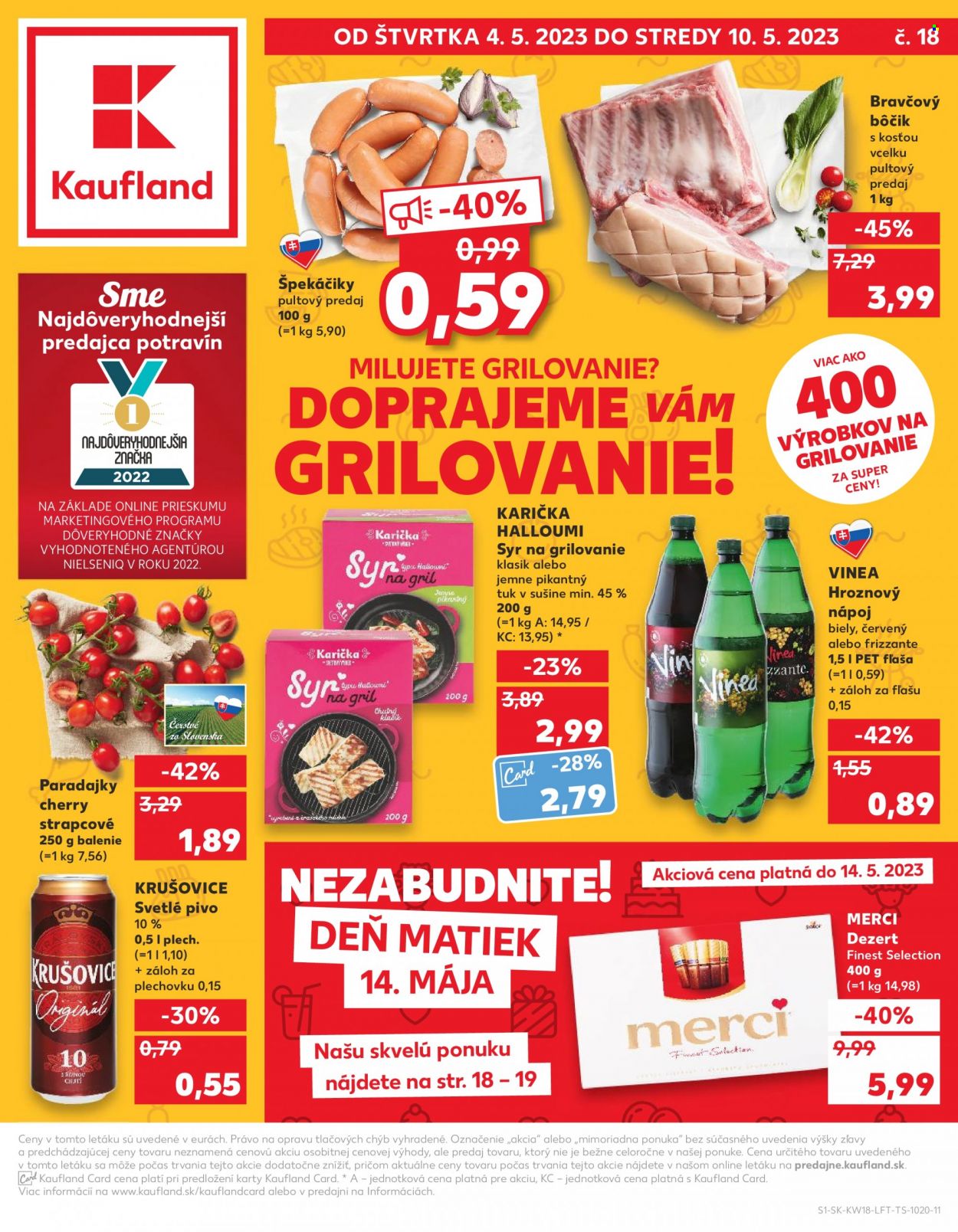 Leták Kaufland - 4.5.2023 - 10.5.2023. Strana 1