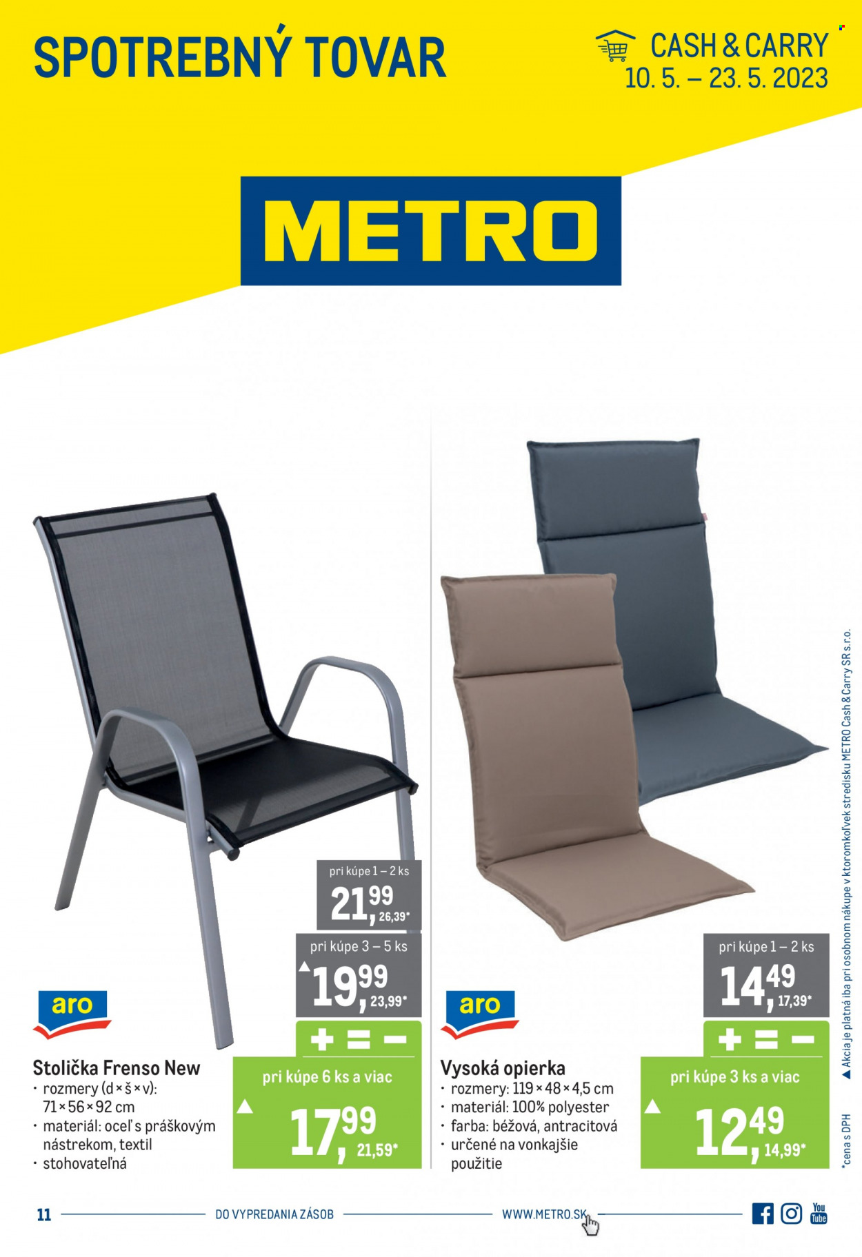 Leták Metro - 10.5.2023 - 23.5.2023. Strana 1