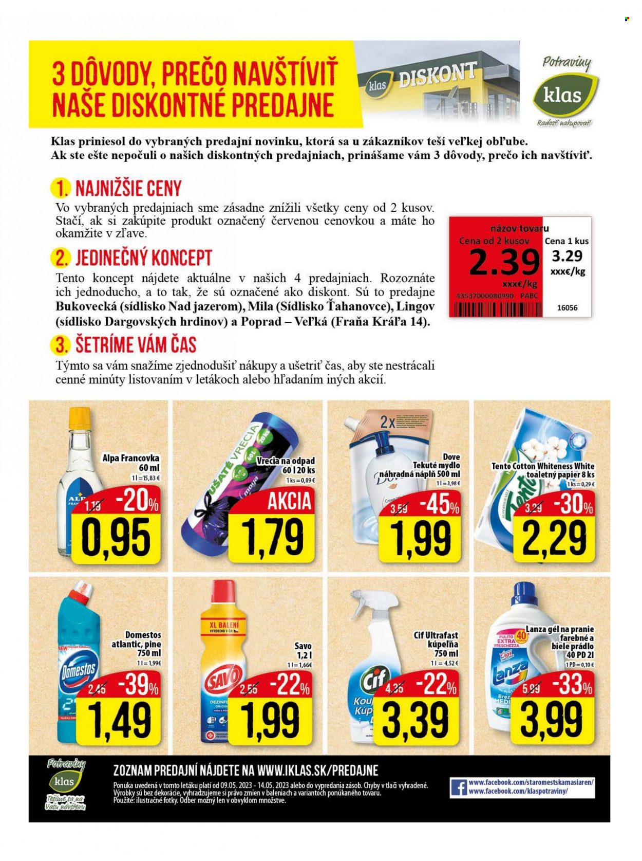 Leták Klas - 9.5.2023 - 14.5.2023. Strana 18