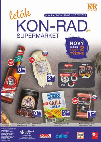 Leták KON-RAD - 10.5.2023 - 25.5.2023.