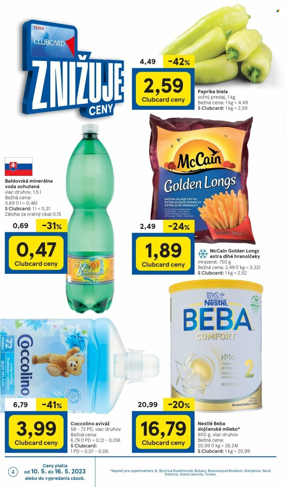Leták TESCO supermarket - 10.5.2023 - 16.5.2023. Strana 4
