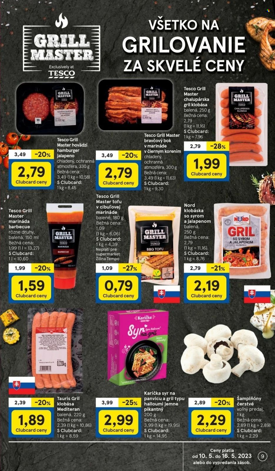 Leták TESCO supermarket - 10.5.2023 - 16.5.2023. Strana 9