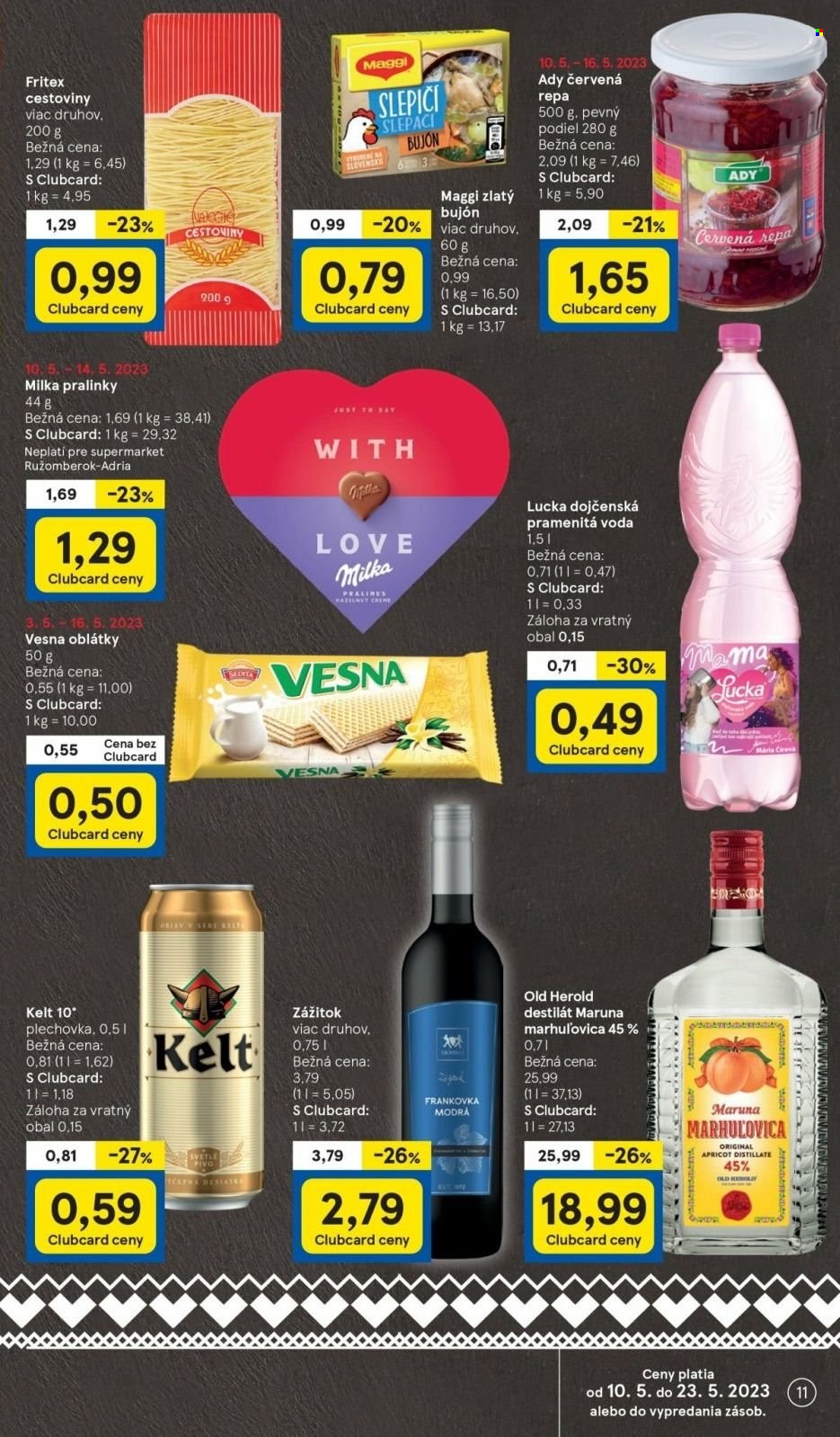 Leták TESCO supermarket - 10.5.2023 - 16.5.2023. Strana 11