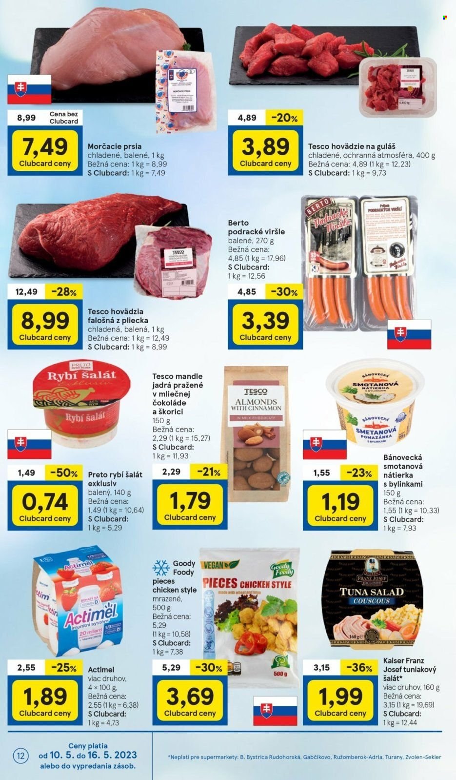 Leták TESCO supermarket - 10.5.2023 - 16.5.2023. Strana 12