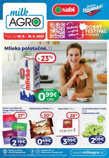 Leták Milk AGRO - 10.5.2023 - 16.5.2023.