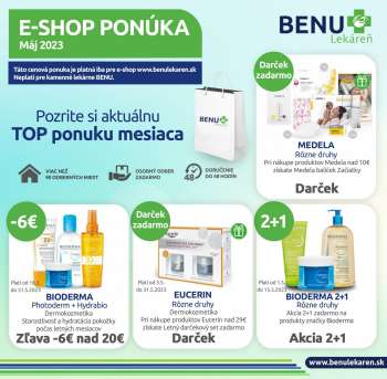 Leták BENU Lekáreň - 1.5.2023 - 31.5.2023.