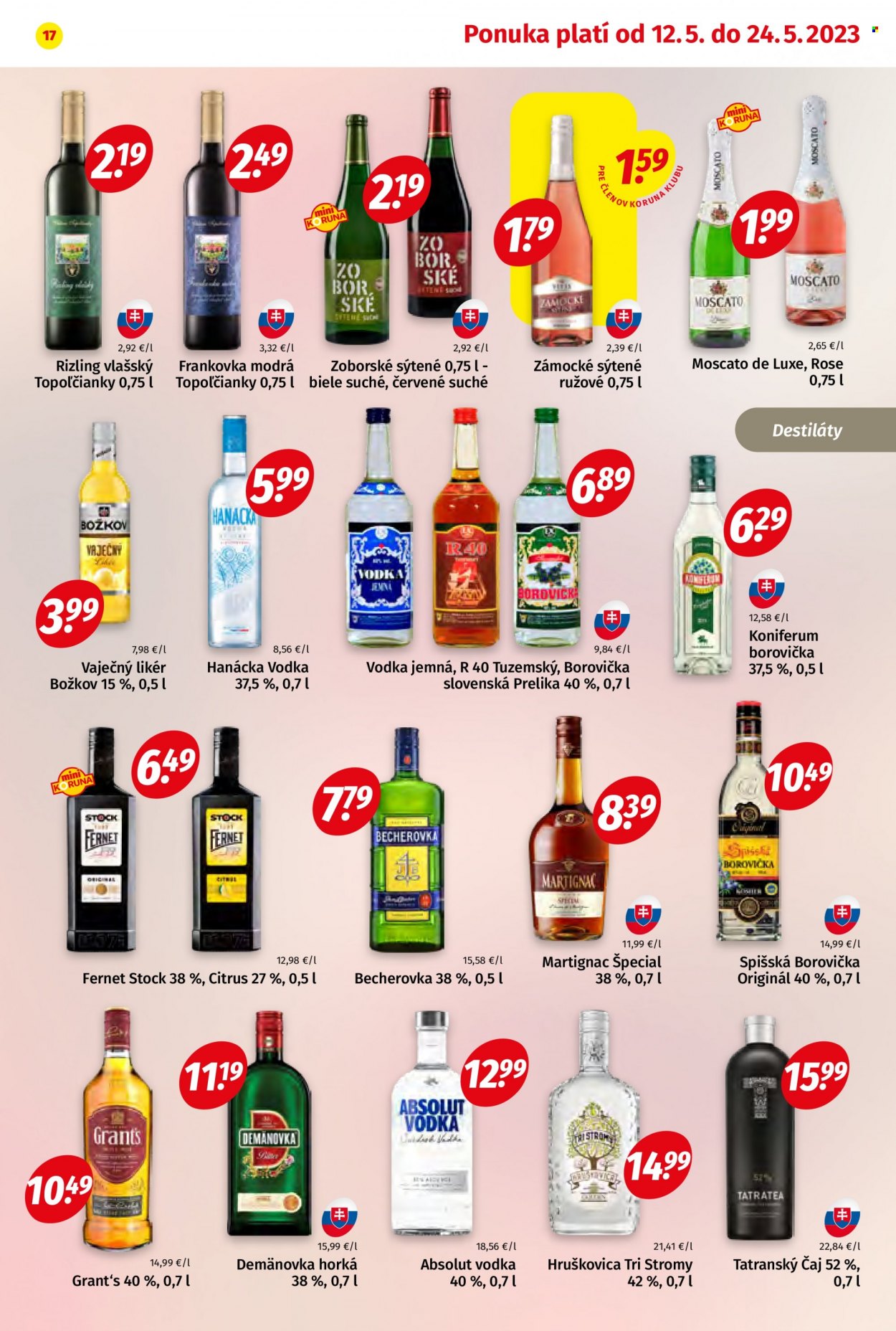 Leták Potraviny KORUNA - 12.5.2023 - 24.5.2023. Strana 17